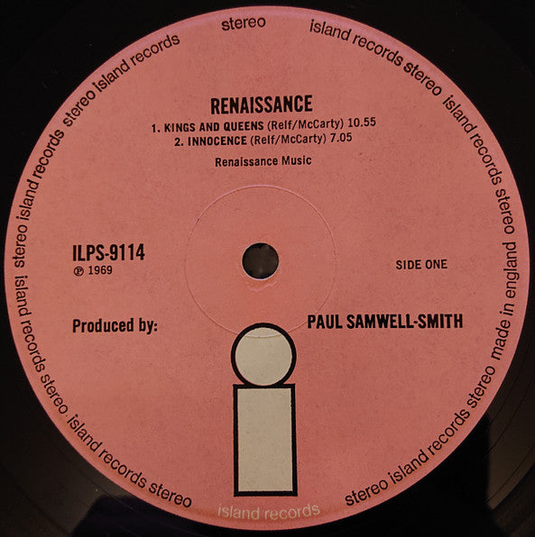 Renaissance (4) : Renaissance (LP, Album, Gat)