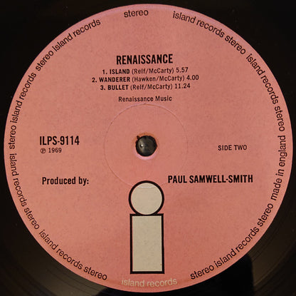 Renaissance (4) : Renaissance (LP, Album, Gat)