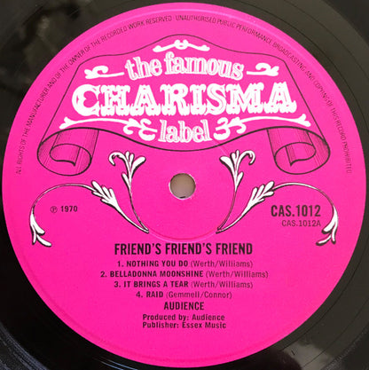 Audience (2) : Friend's Friend's Friend (LP, Album, Pin)