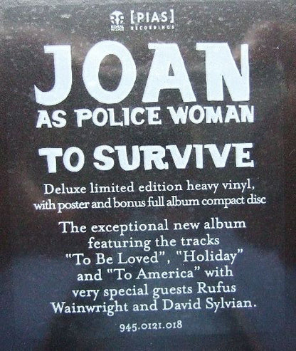 Joan As Police Woman : To Survive (LP, Album, Ltd + CD, Album)