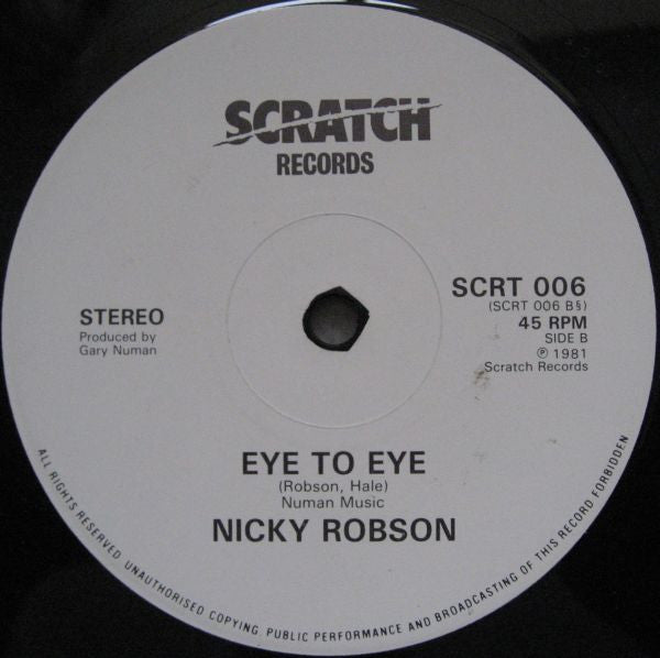 Nicky Robson : Stars (12")