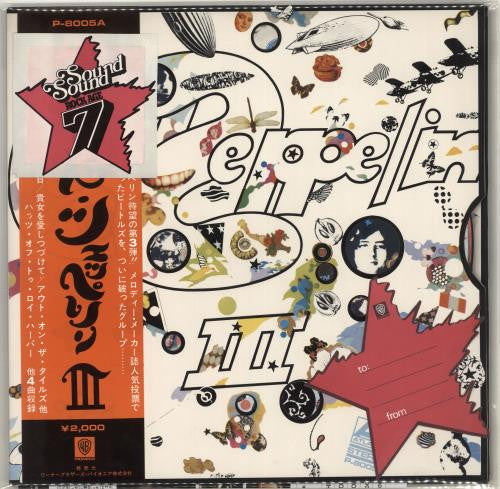Led Zeppelin : Led Zeppelin III (LP, Album, RE)