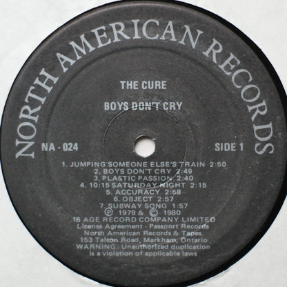 The Cure : Boys Don't Cry (LP, Album)