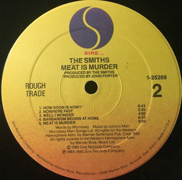 The Smiths : Meat Is Murder (LP, Album, Spe)