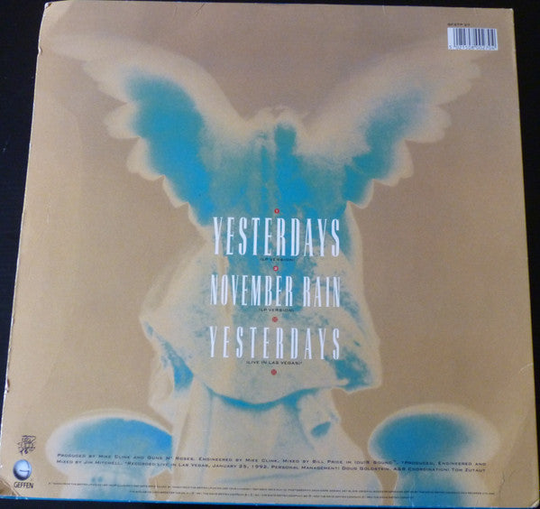 Guns N' Roses : Yesterdays (12", Ltd, Pic)