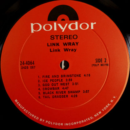 Link Wray : Link Wray (LP, Album, Die)