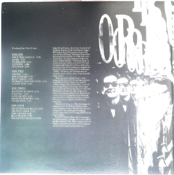 Roy Orbison : The All-Time Greatest Hits Of Roy Orbison (2xLP, Comp)
