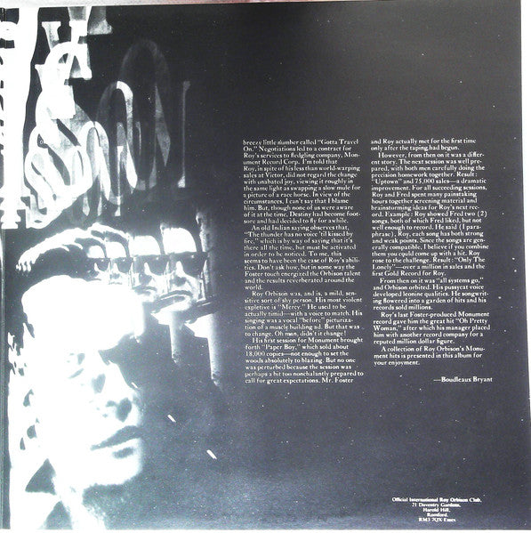 Roy Orbison : The All-Time Greatest Hits Of Roy Orbison (2xLP, Comp)