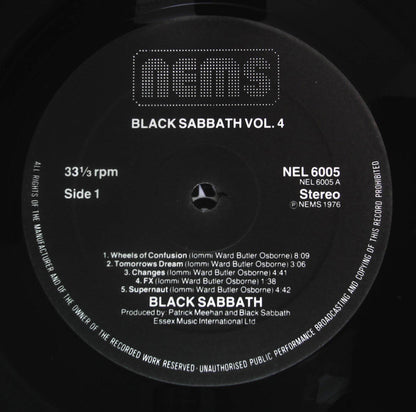 Black Sabbath : Black Sabbath Vol 4 (LP, Album, RE, Gat)