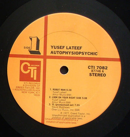 Yusef Lateef With Art Farmer : Autophysiopsychic (LP, Album, Ter)