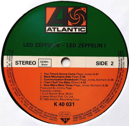 Led Zeppelin : Led Zeppelin (LP, Album, RE)