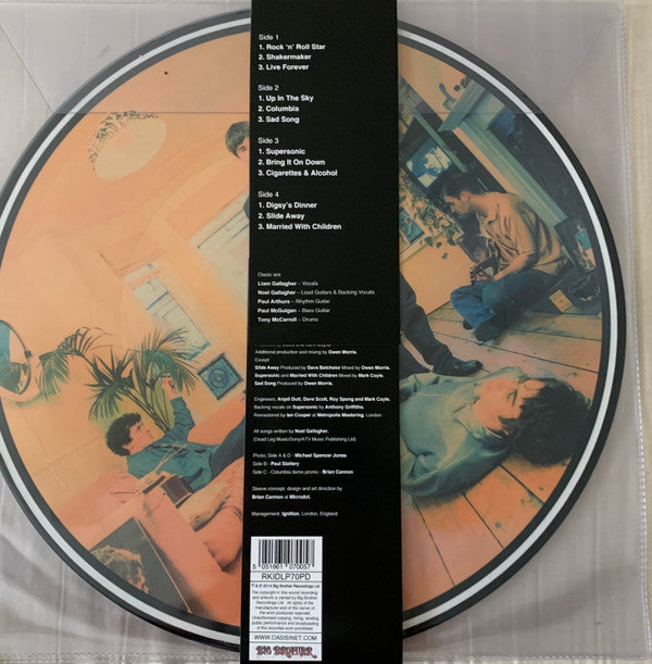 Oasis (2) : Definitely Maybe (2xLP, Album, Ltd, Pic, RE)