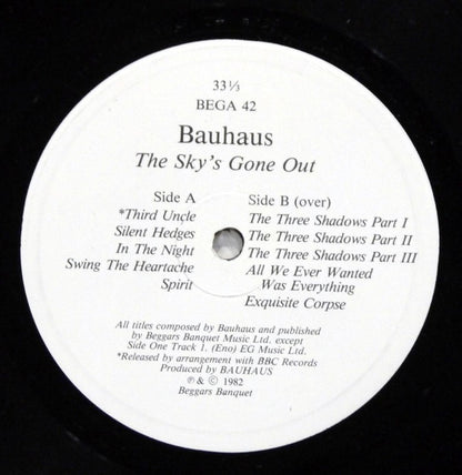 Bauhaus : The Sky's Gone Out (LP, Album)