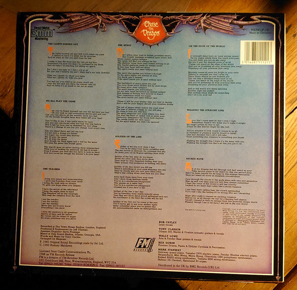 Magnum (3) : Chase The Dragon (LP, Album, RE)