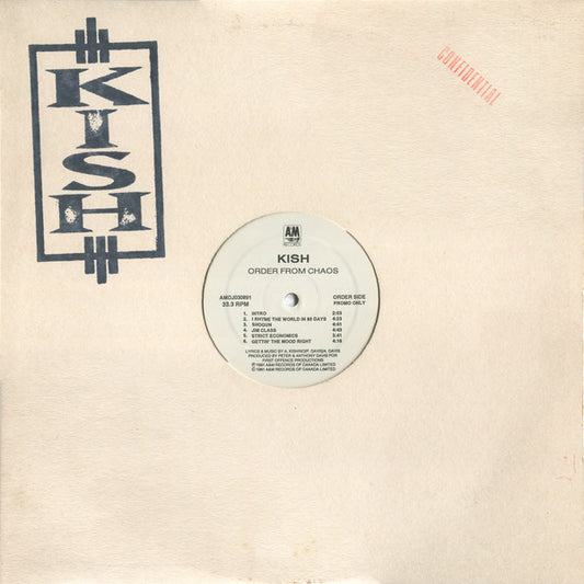 Kish : Order From Chaos (LP, Album, Promo)