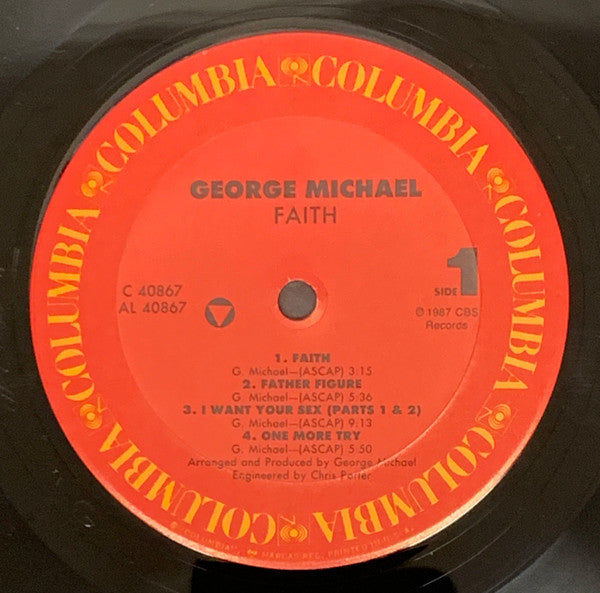 George Michael - Faith (LP, Album, Car) (Very Good Plus (VG+))