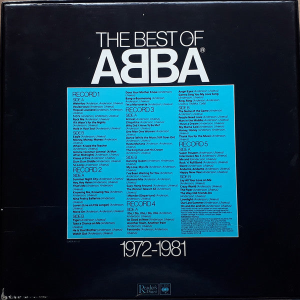 ABBA : The Best Of ABBA (5xLP, Comp + Box)