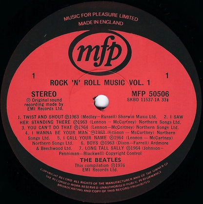 The Beatles : Rock 'N' Roll Music Vol. 1 (LP, Comp)