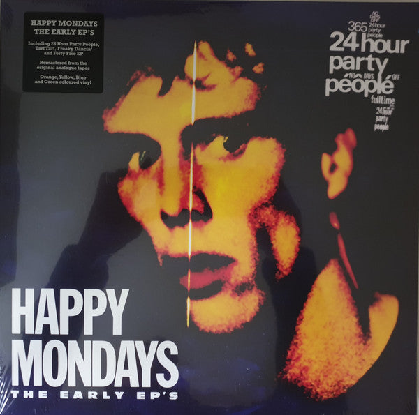 Happy Mondays : The Early EP's (12", EP, RE, RM, Gre + 12", EP, RE, RM, Ora + 12",)