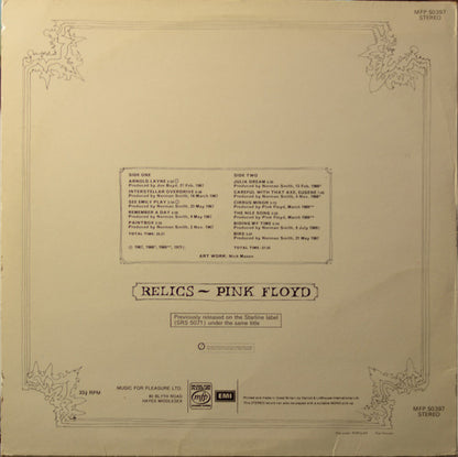 Pink Floyd : Relics (LP, Comp, RE, RP)