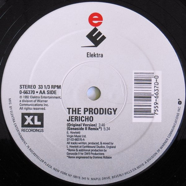 The Prodigy : Fire • Jericho (Strangely Limited Edition) (12", Single, Ltd)