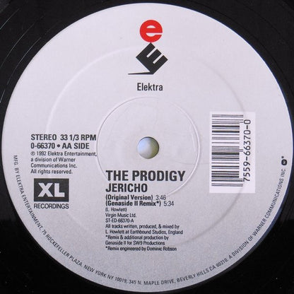 The Prodigy : Fire • Jericho (Strangely Limited Edition) (12", Single, Ltd)