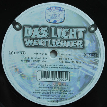 Das Licht : Weltlichter (12")