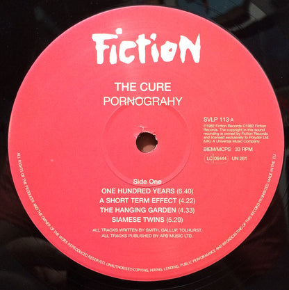 The Cure : Pornography (LP, Album, Ltd, M/Print, RE, 180)