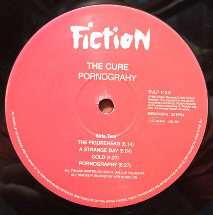 The Cure : Pornography (LP, Album, Ltd, M/Print, RE, 180)