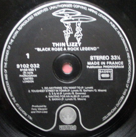 Thin Lizzy : Black Rose (A Rock Legend) (LP, Album)