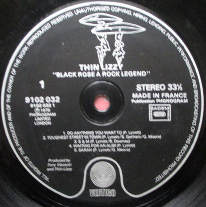 Thin Lizzy : Black Rose (A Rock Legend) (LP, Album)
