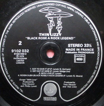 Thin Lizzy : Black Rose (A Rock Legend) (LP, Album)