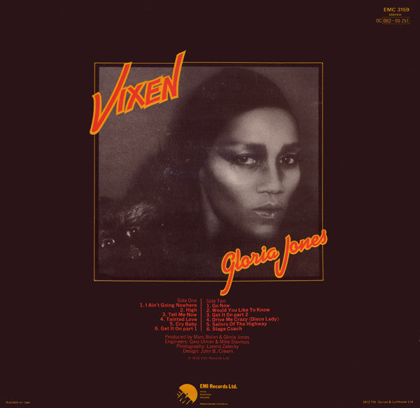 Gloria Jones : Vixen (LP, Album)