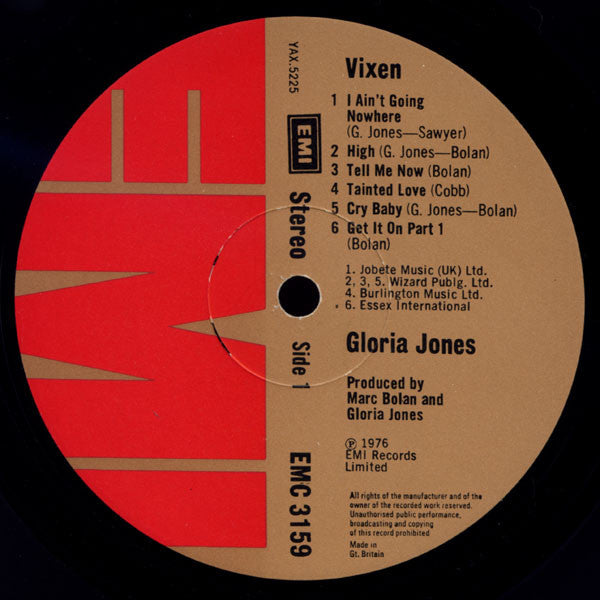 Gloria Jones : Vixen (LP, Album)
