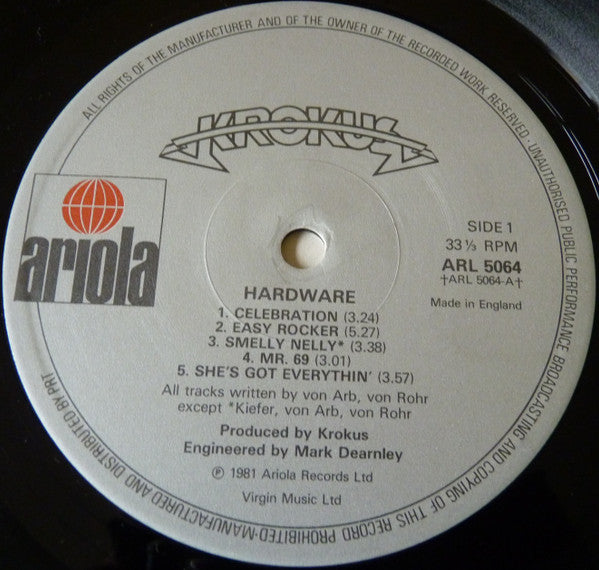 Krokus : Hardware (LP, Album)