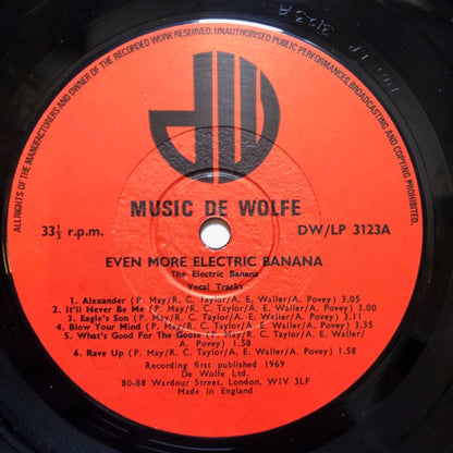 The Electric Banana : Even More Electric Banana (LP, Mono, RP, Ora)