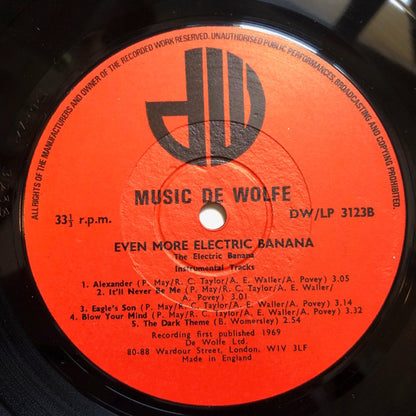 The Electric Banana : Even More Electric Banana (LP, Mono, RP, Ora)