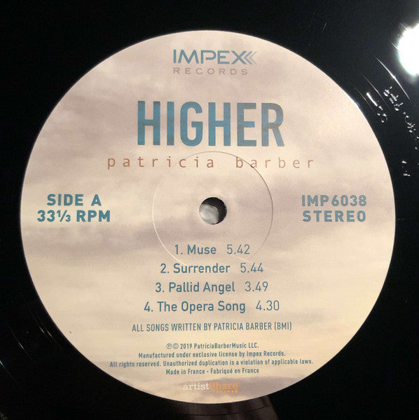 Patricia Barber : Higher (LP, Num)