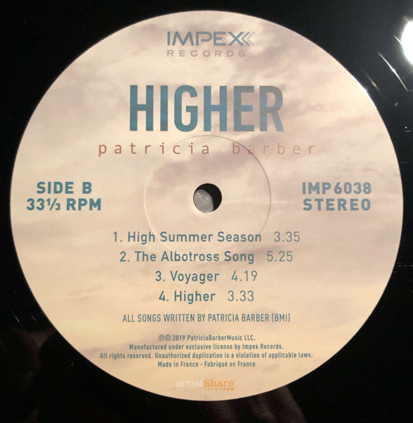 Patricia Barber : Higher (LP, Num)