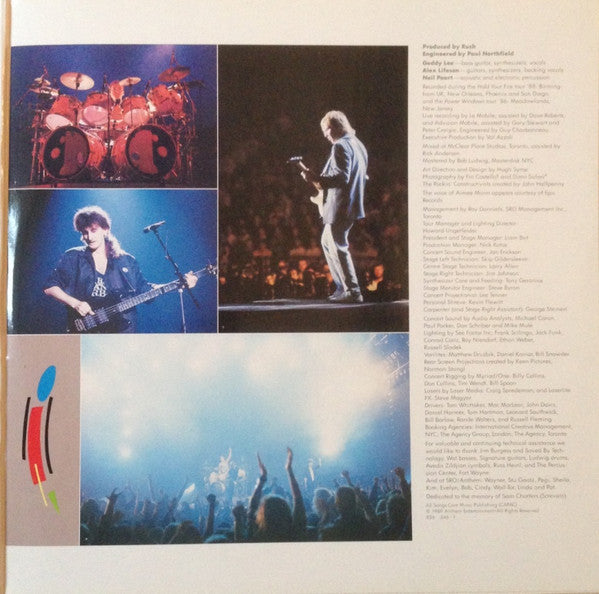 Rush : A Show Of Hands (2xLP, Album, Gat)
