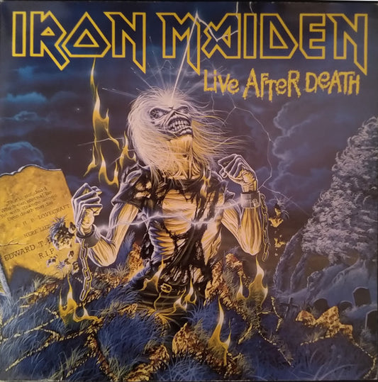 Iron Maiden : Live After Death (2xLP, Album, Gat)