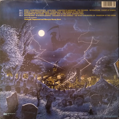 Iron Maiden : Live After Death (2xLP, Album, Gat)