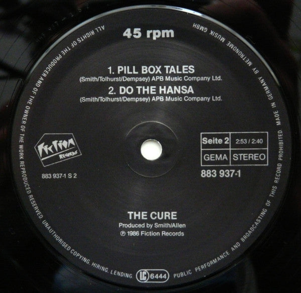 The Cure : Boys Don't Cry (New Voice • Club Mix) (12", Maxi, RP)