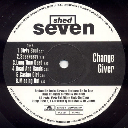 Shed Seven : Change Giver (LP, Album)