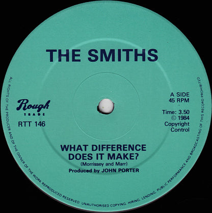 The Smiths : What Difference Does It Make? (12", Single, T. )