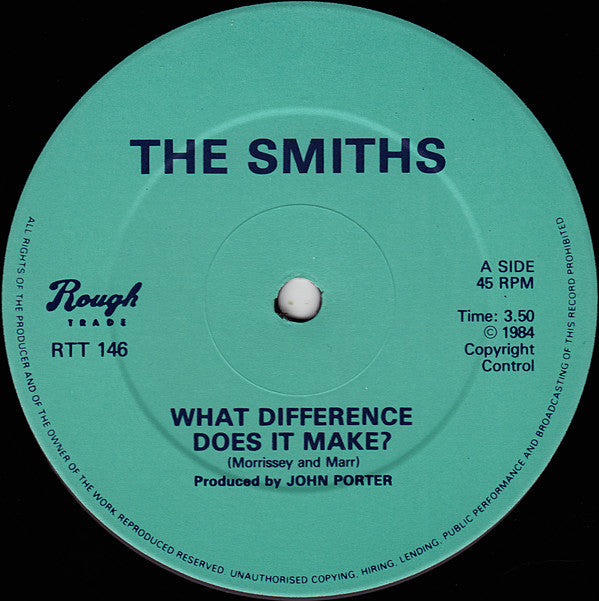 The Smiths : What Difference Does It Make? (12", Single, 1st)
