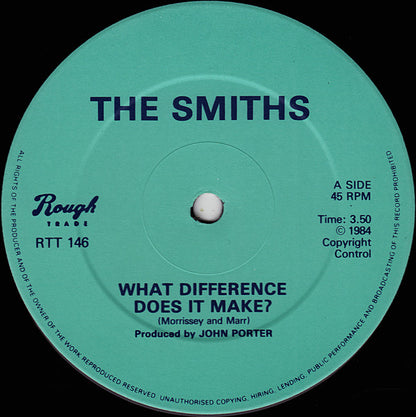 The Smiths : What Difference Does It Make? (12", Single, 1st)