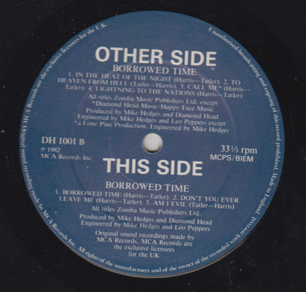 Diamond Head (2) : Borrowed Time (LP, Album, Gat)