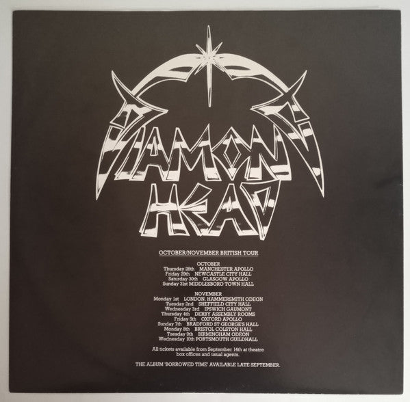 Diamond Head (2) : Borrowed Time (LP, Album, Gat)
