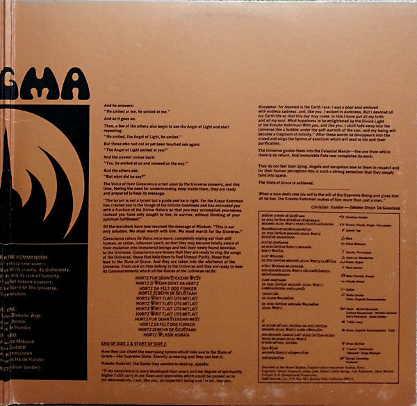 Magma (6) : Mekanïk Destruktïw Kommandöh (LP, Album, Gat)